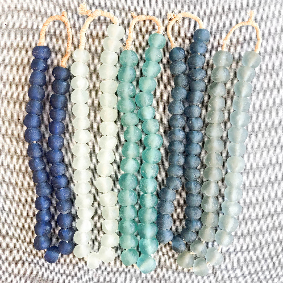 Small Recycled Glass Beads - Purpose Jewelry