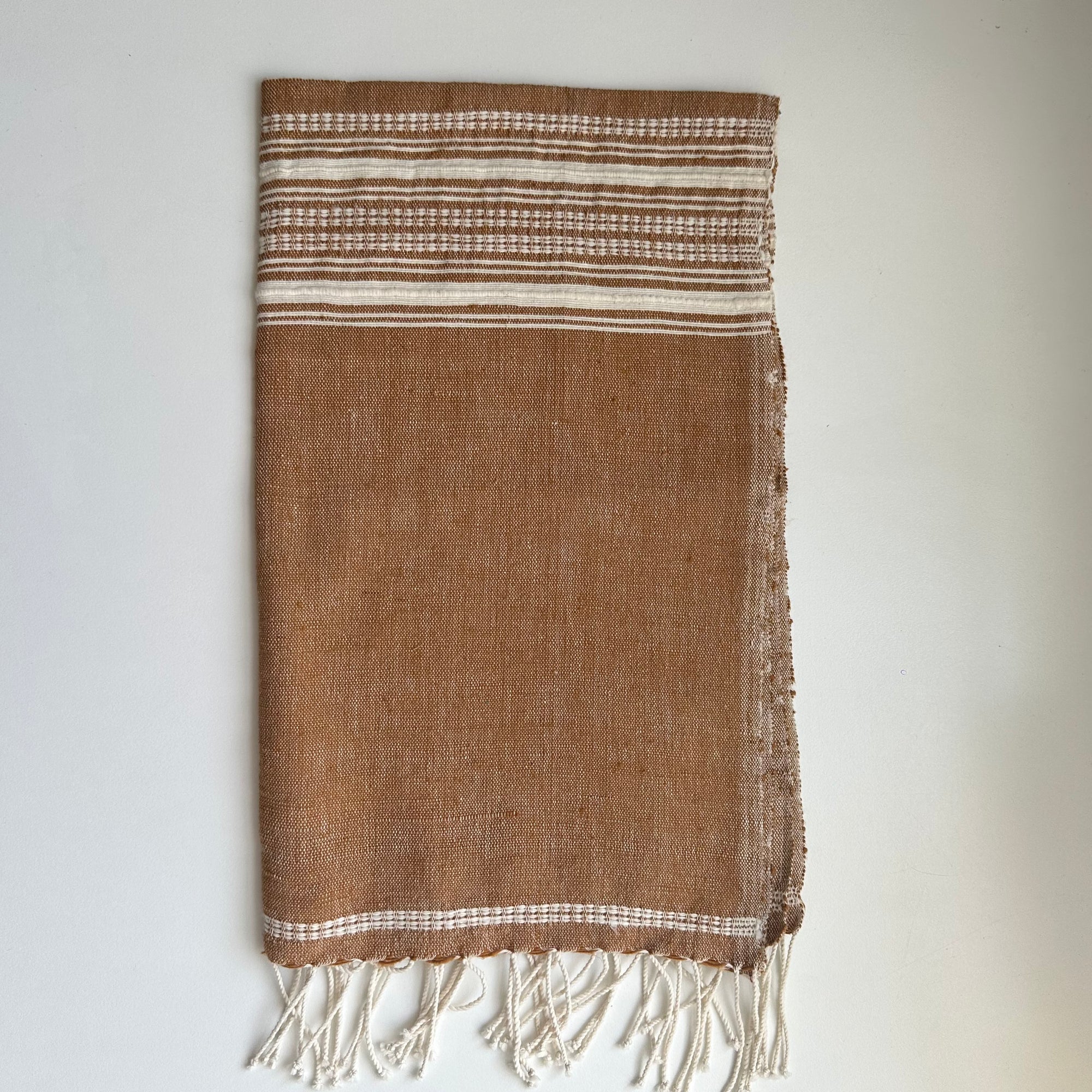 Bronze colored hand Ethiopian cotton hand towel