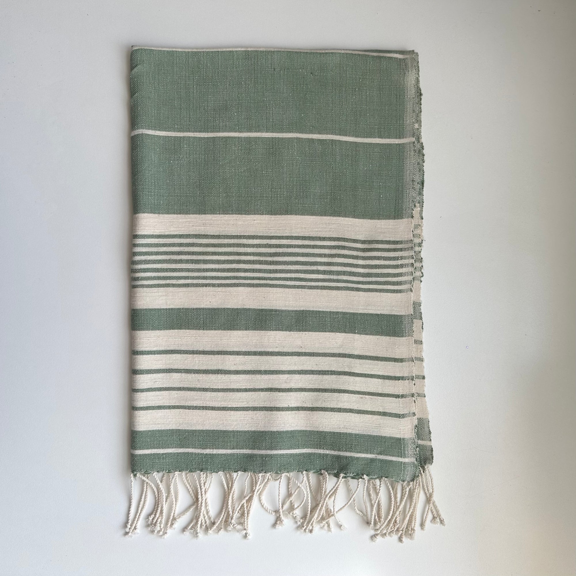 Mint colored hand Ethiopian cotton hand towel