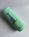 Ibaba Hand-Embroidered Baby Swaddle