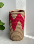 Zigzag Woven Vase (click for more colors)