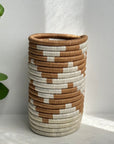 Zigzag Woven Vase (click for more colors)