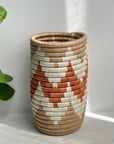 Zigzag Woven Vase (click for more colors)