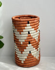 Zigzag Woven Vase (click for more colors)