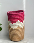 Zigzag Woven Vase (click for more colors)