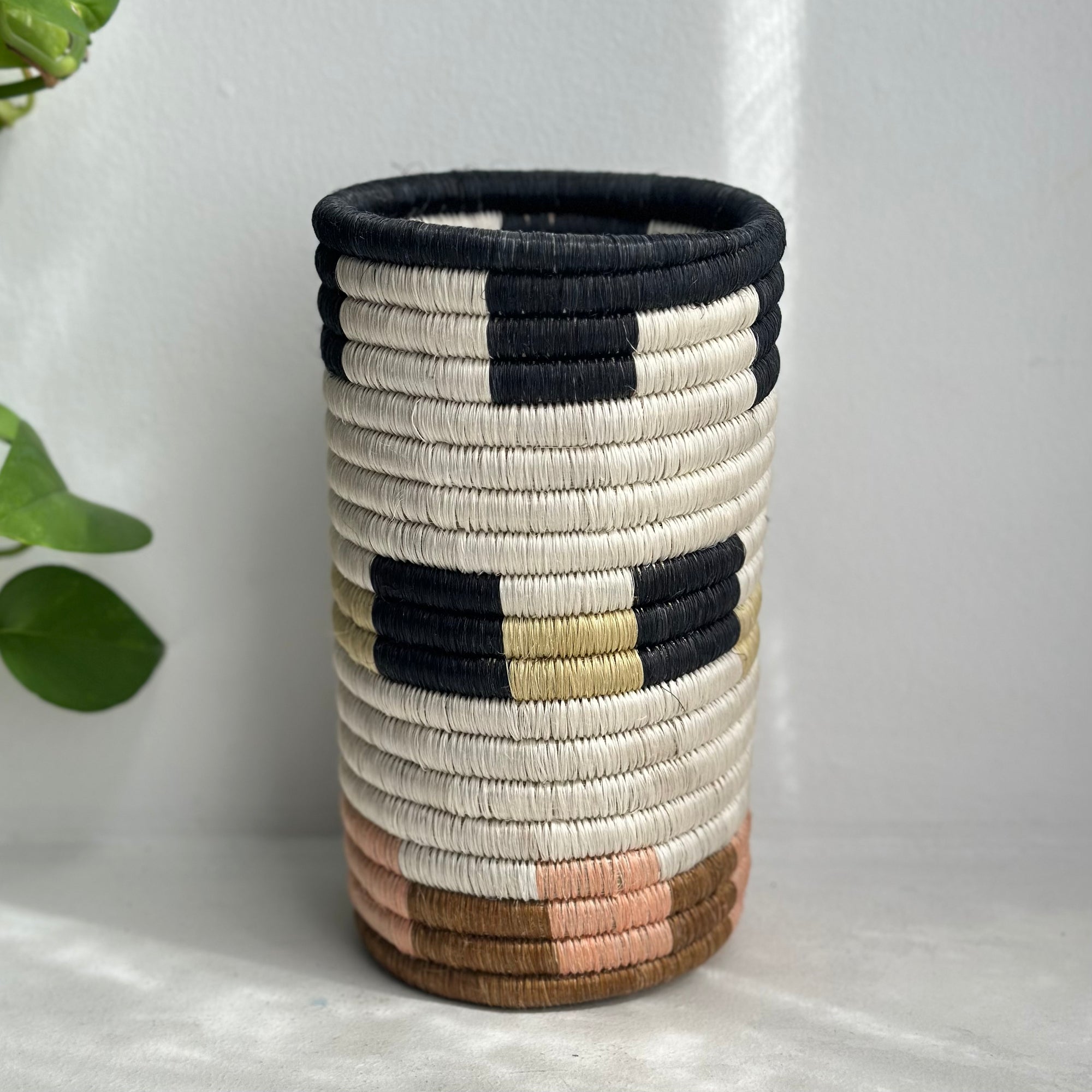 Stripes Woven Vase (click for more colors)