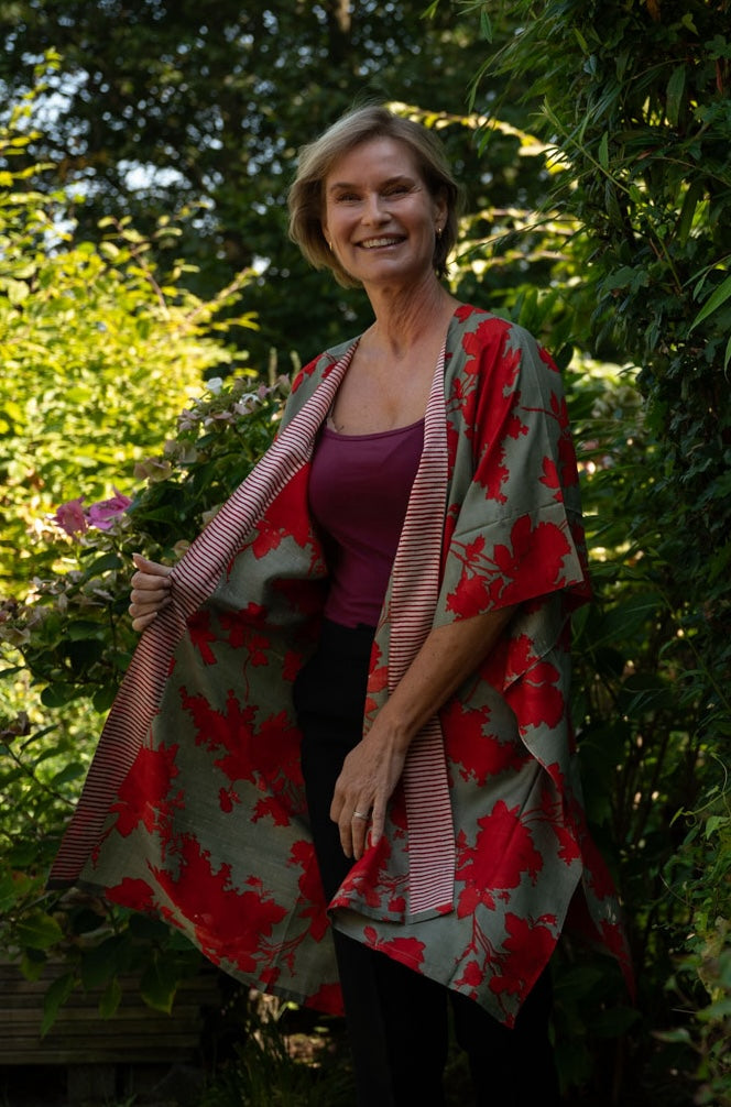 Aeshaane Eri Peace Silk Kimonos (Click for more options)