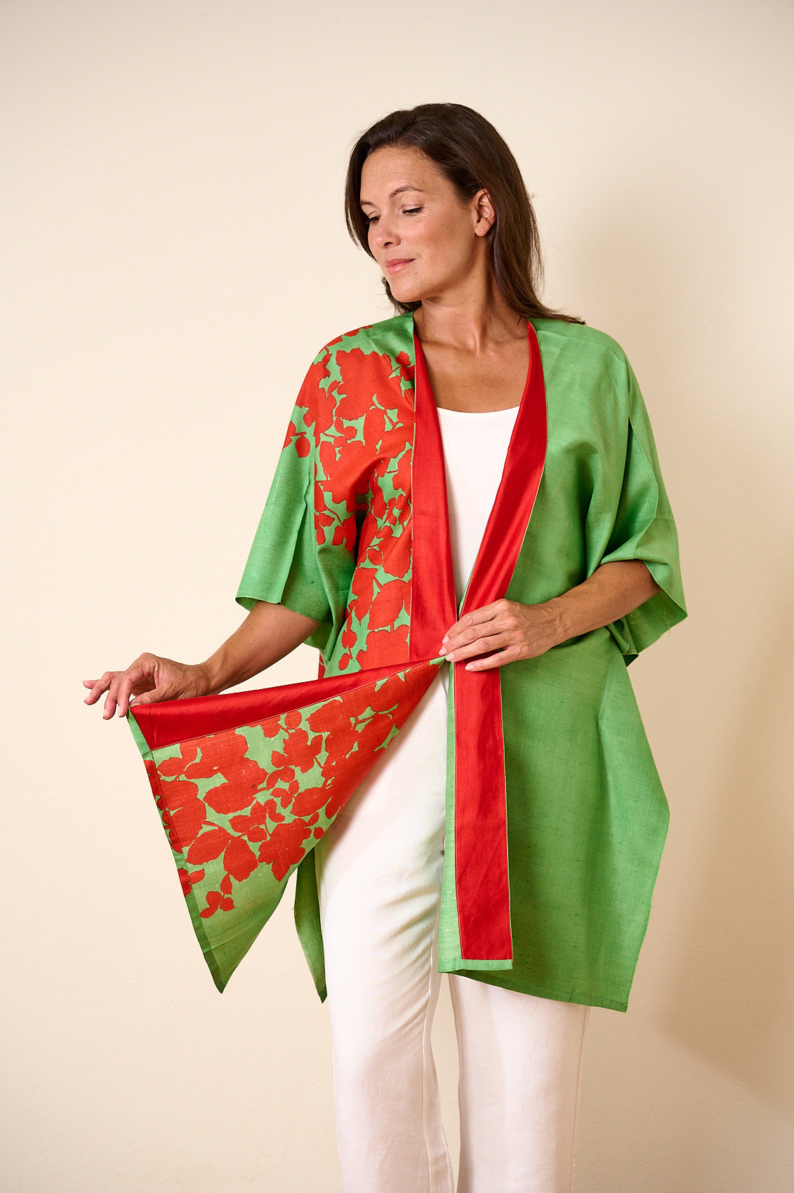 Aeshaane Eri Peace Silk Kimonos (Click for more options)