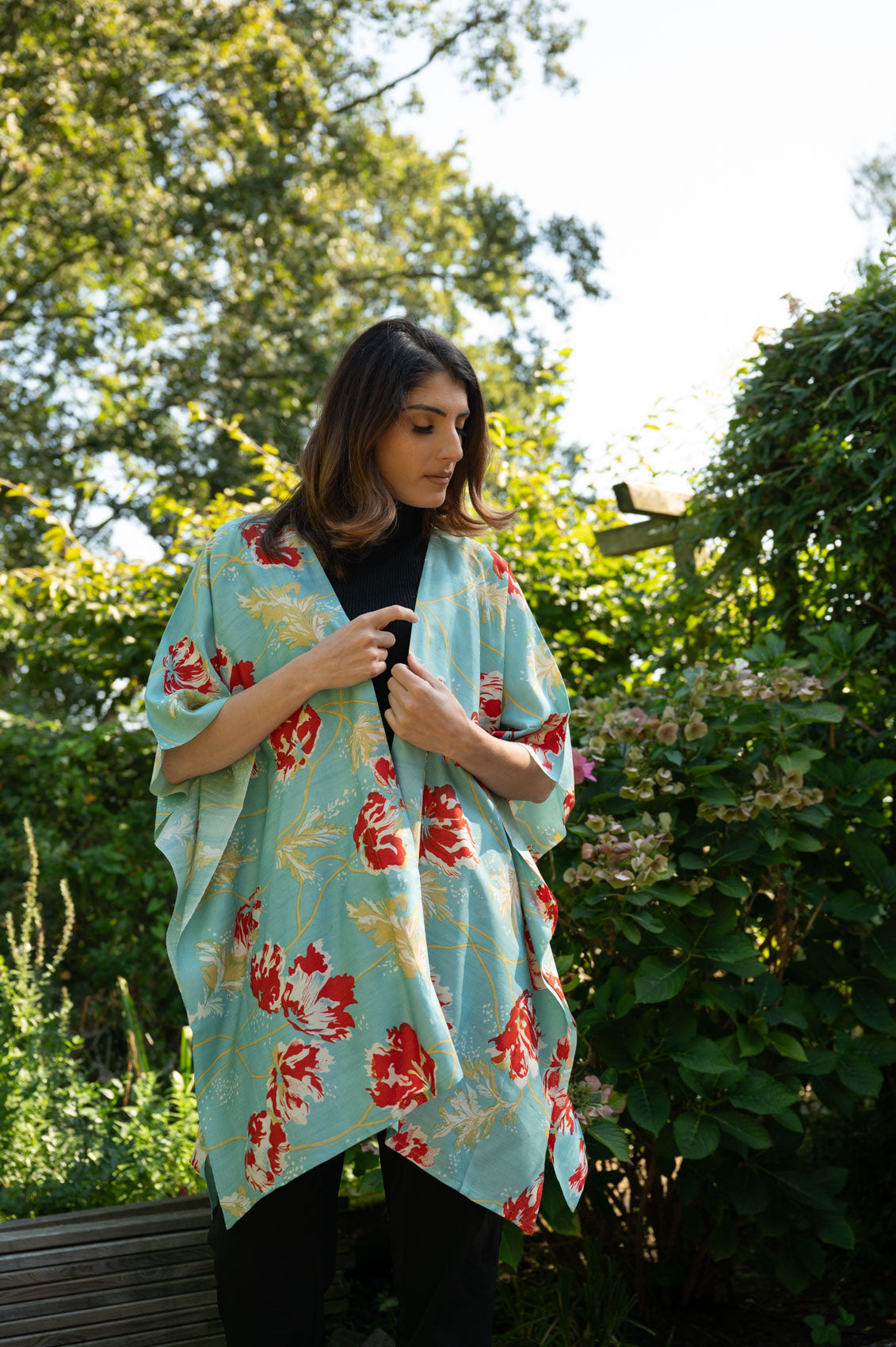 Aeshaane Eri Peace Silk Kimonos (Click for more options)