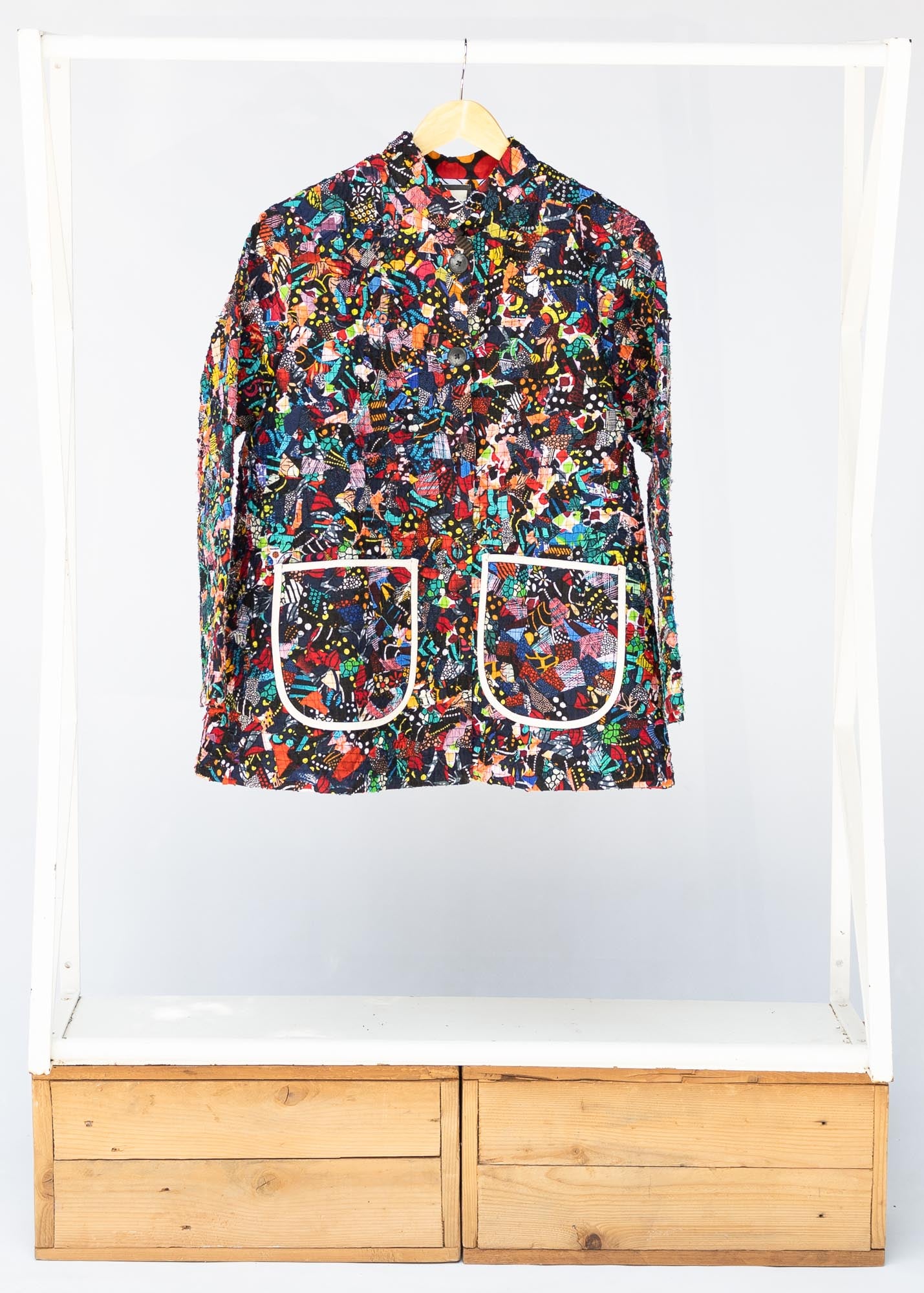 Quilted multicolor jacket