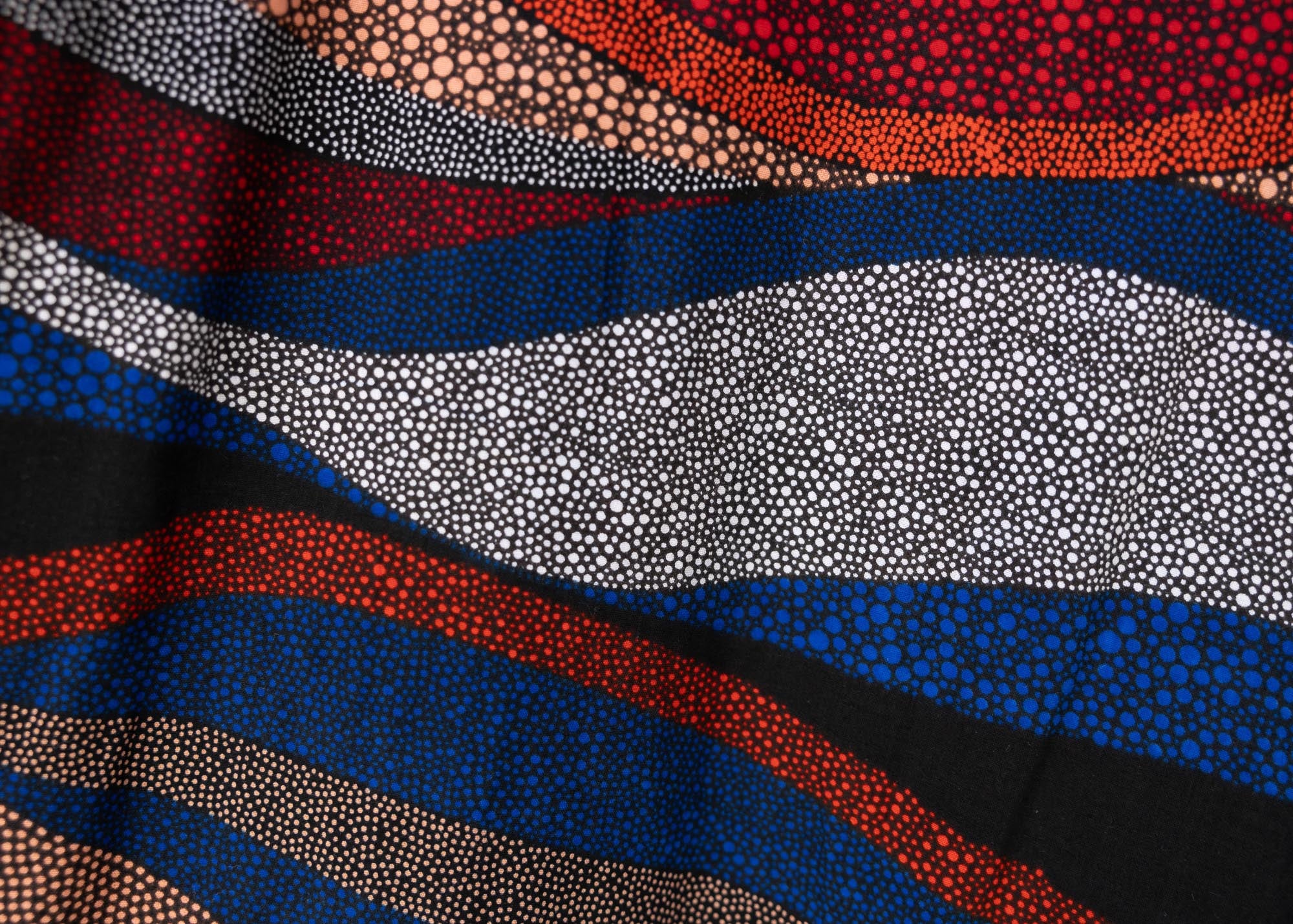 detail of midi - length print dress