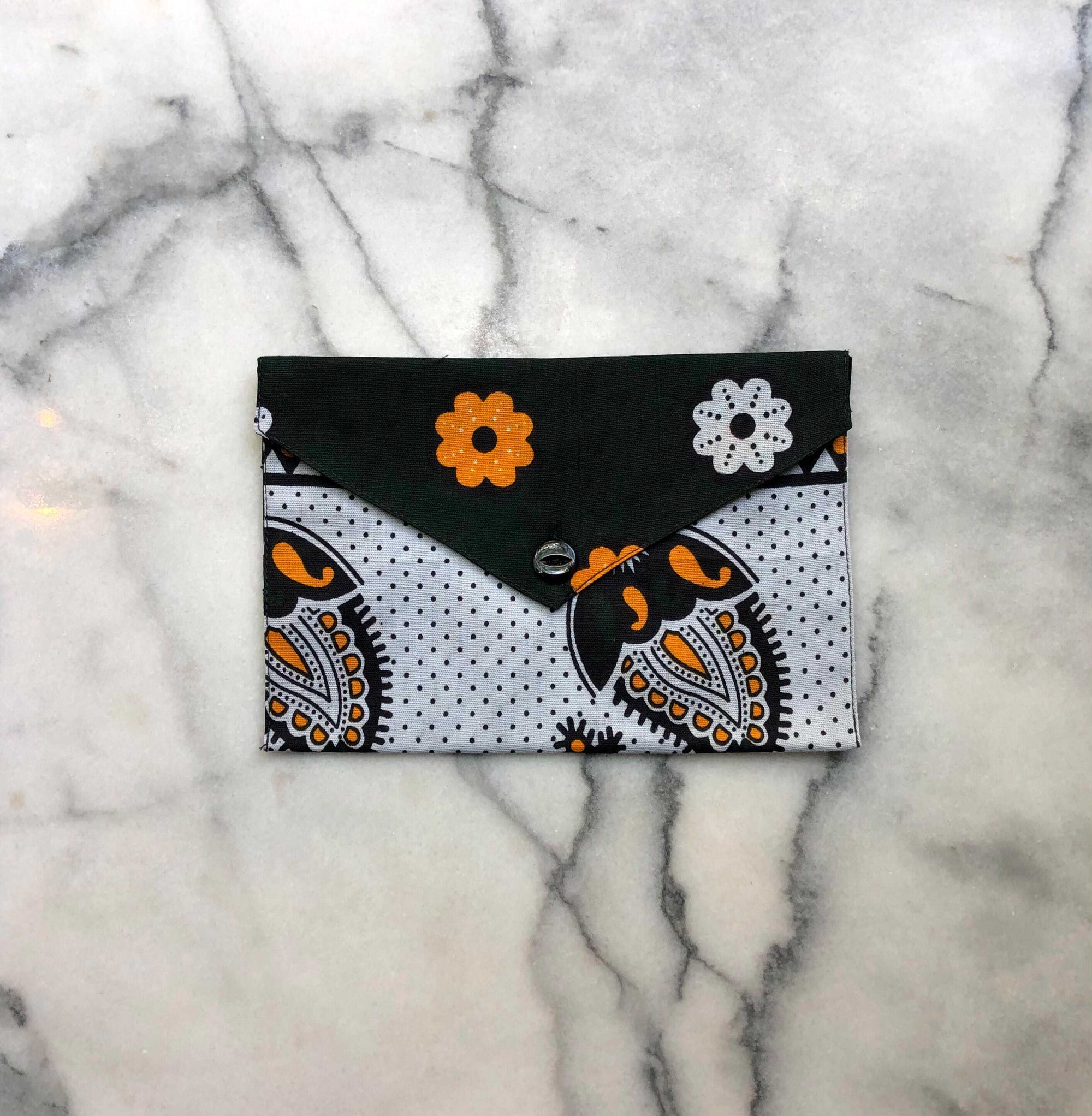 Kanga fabric pouch