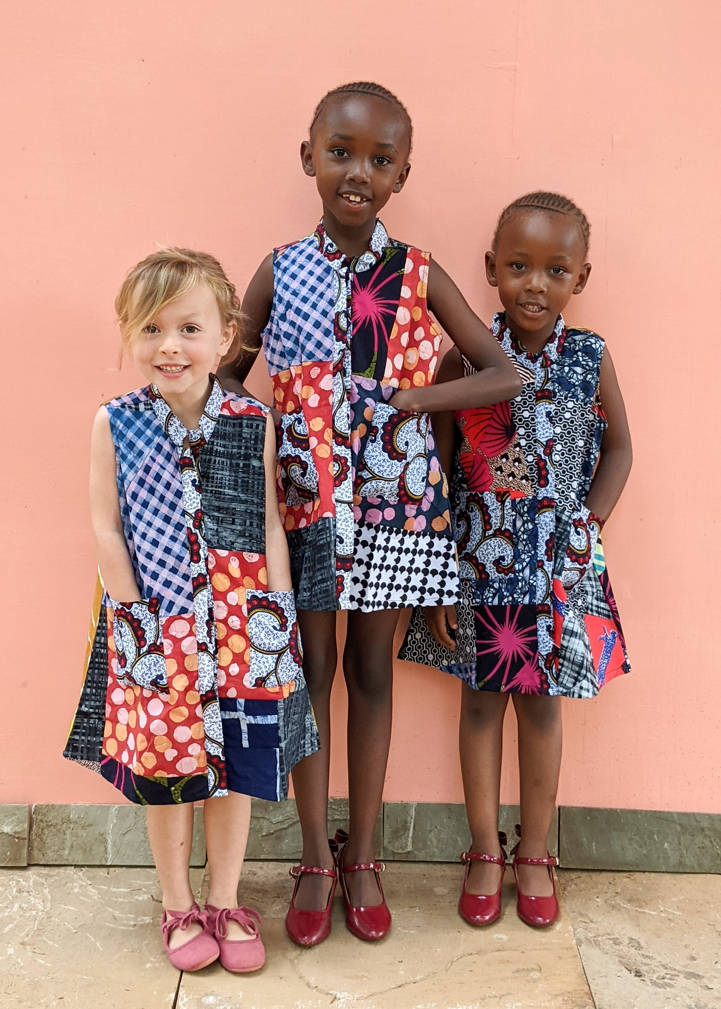 Patchwork Kid s Dress Zuri